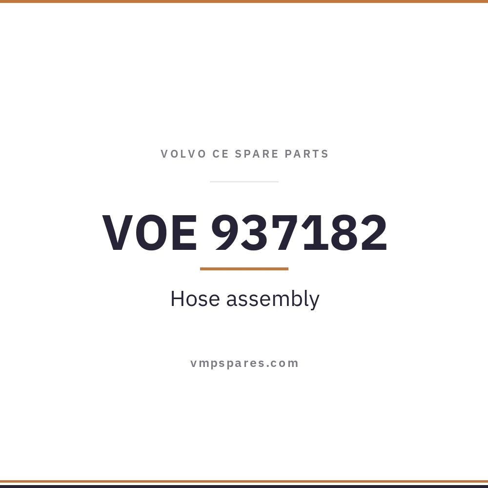 VOE 937182 – Hose assembly