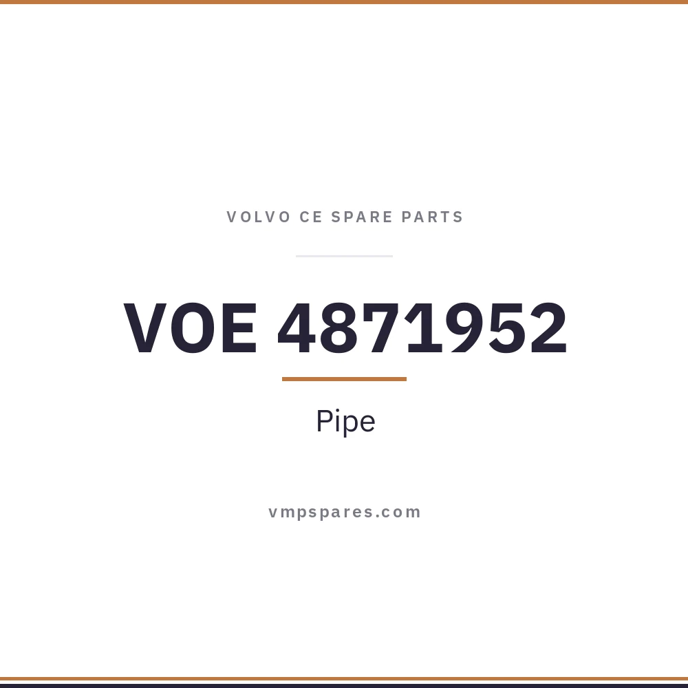 VOE 4871952 – Pipe