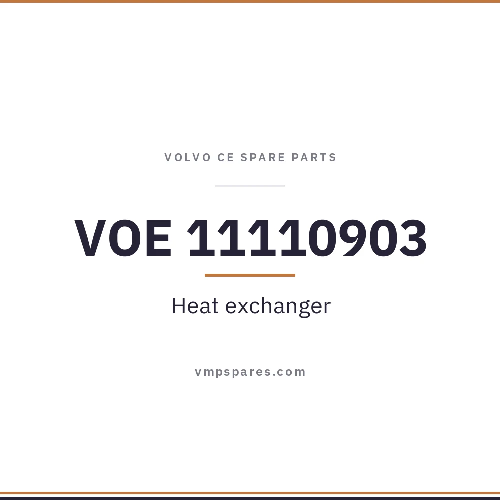 VOE 11110903 – Heat exchanger