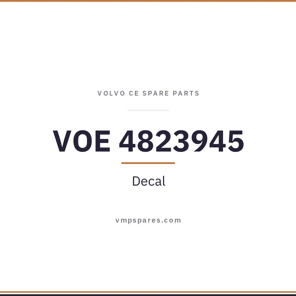 VOE 4823945 – Decal