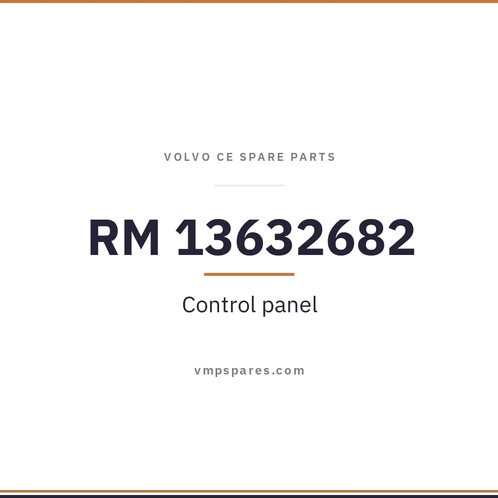 RM 13632682 – Control panel