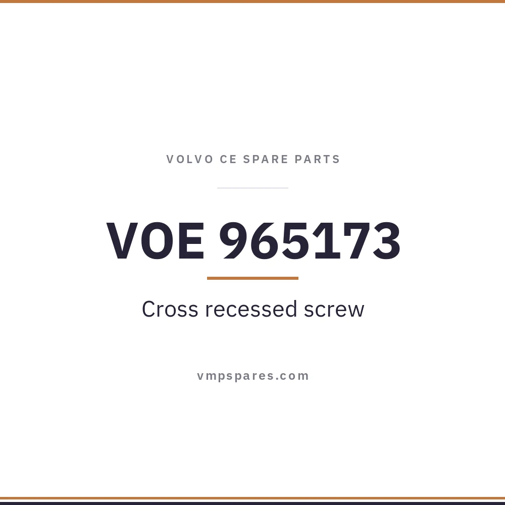 VOE 965173 – Cross recessed screw