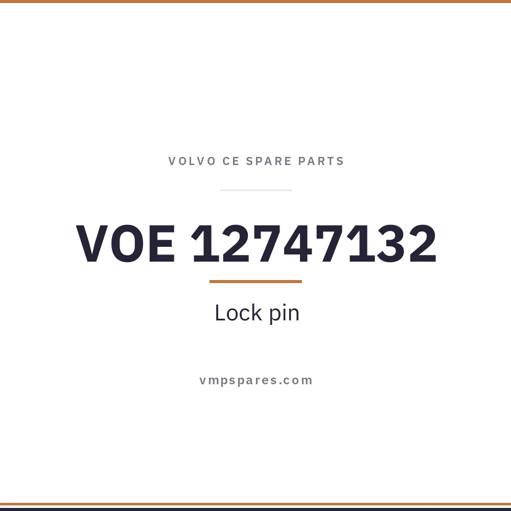 VOE 12747132 – Lock pin