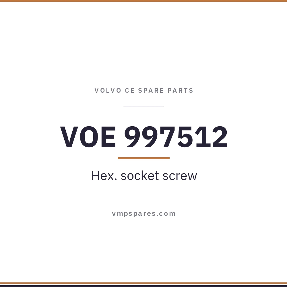 VOE 997512 – Hex. socket screw