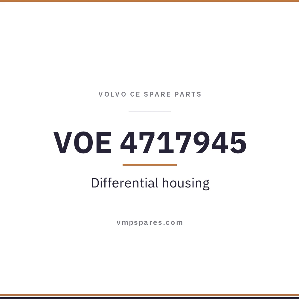 VOE 4717945 – Differential housing