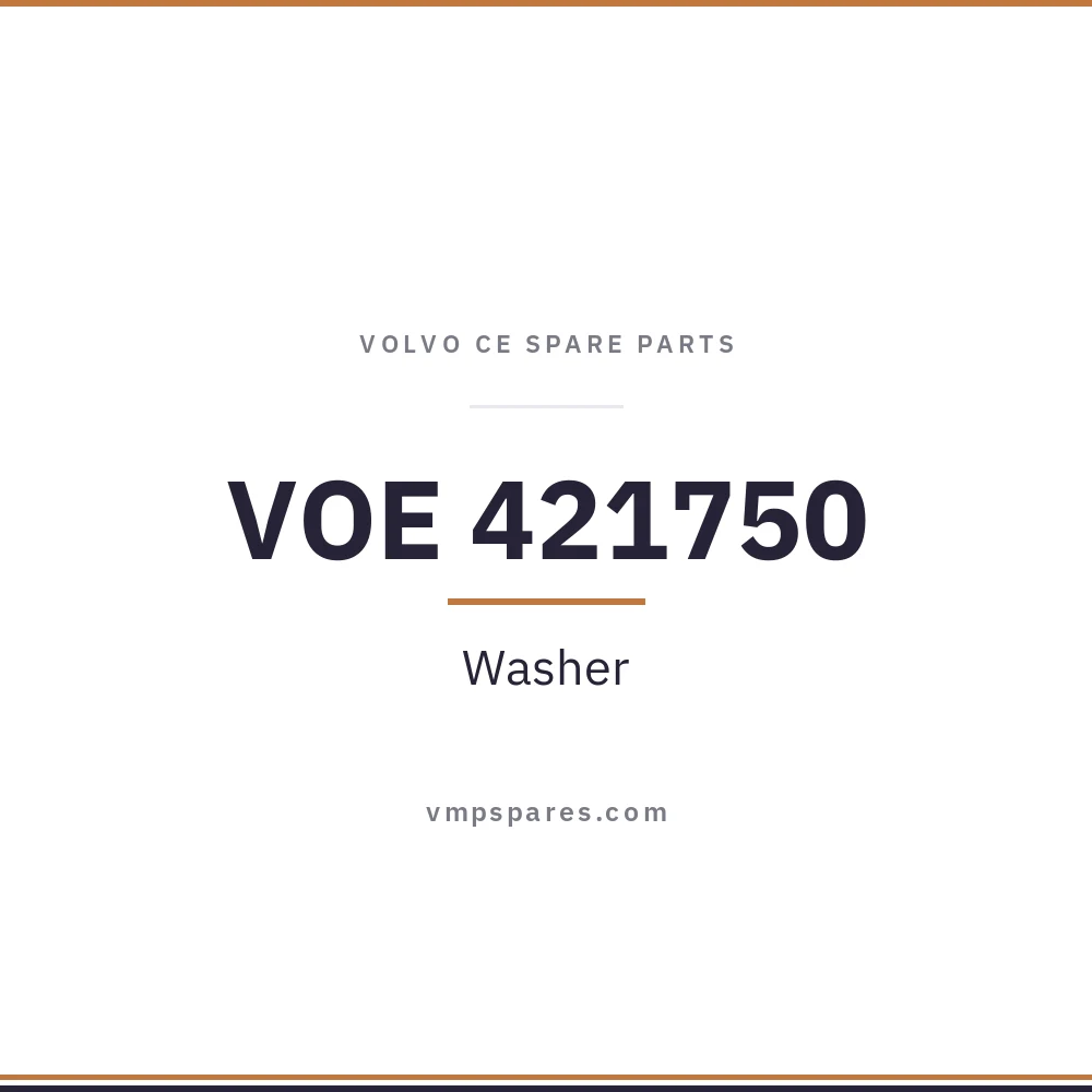 VOE 421750 – Washer