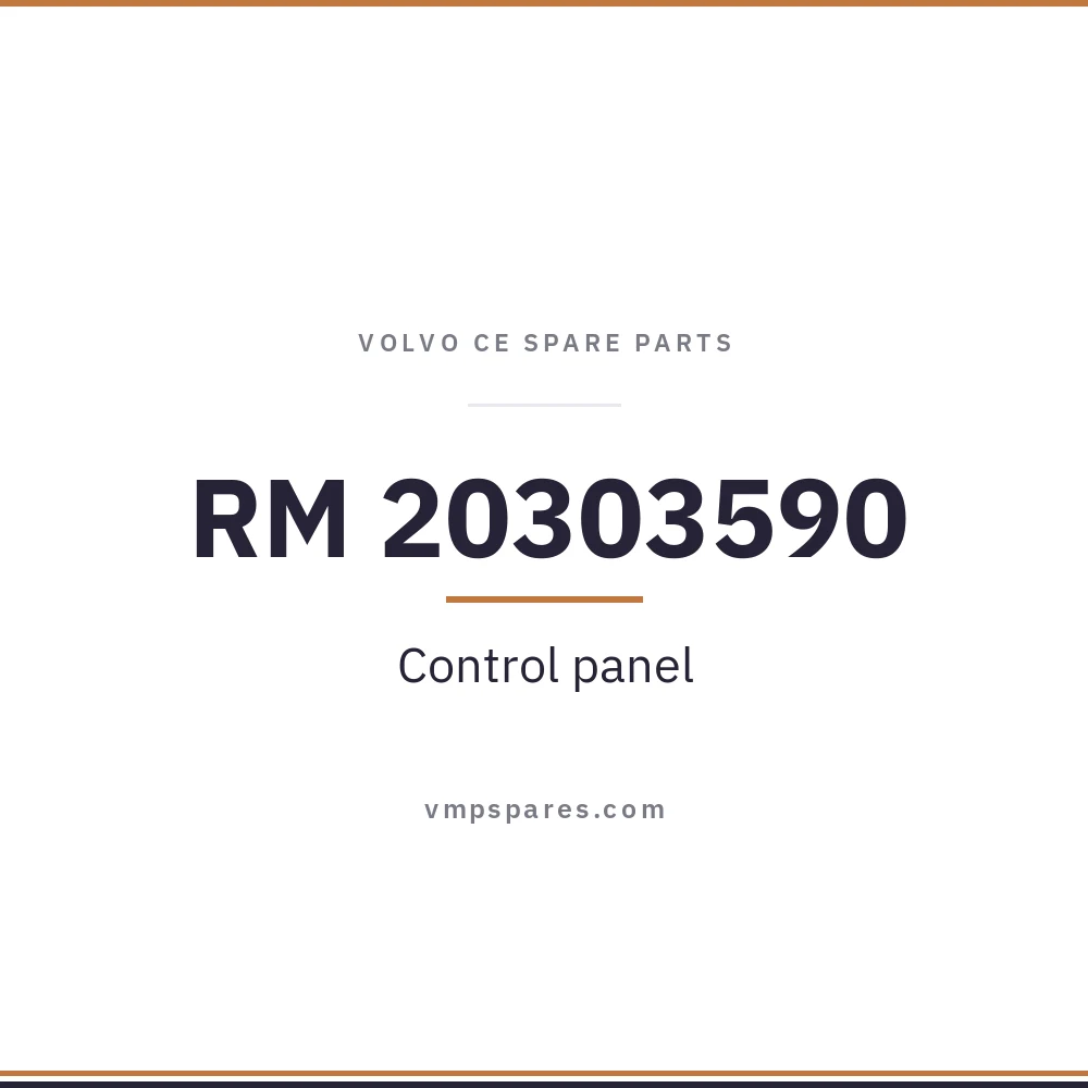 RM 20303590 – Control panel