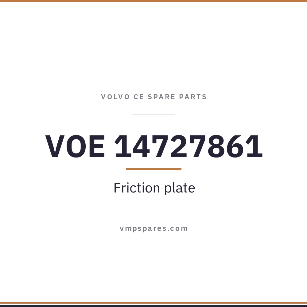VOE 14727861 – Friction plate