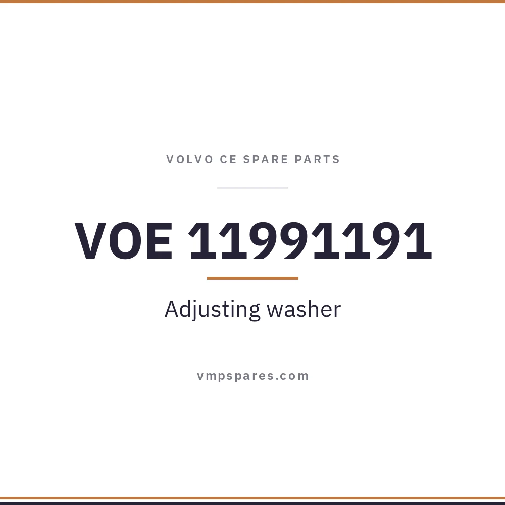 VOE 11991191 – Adjusting washer