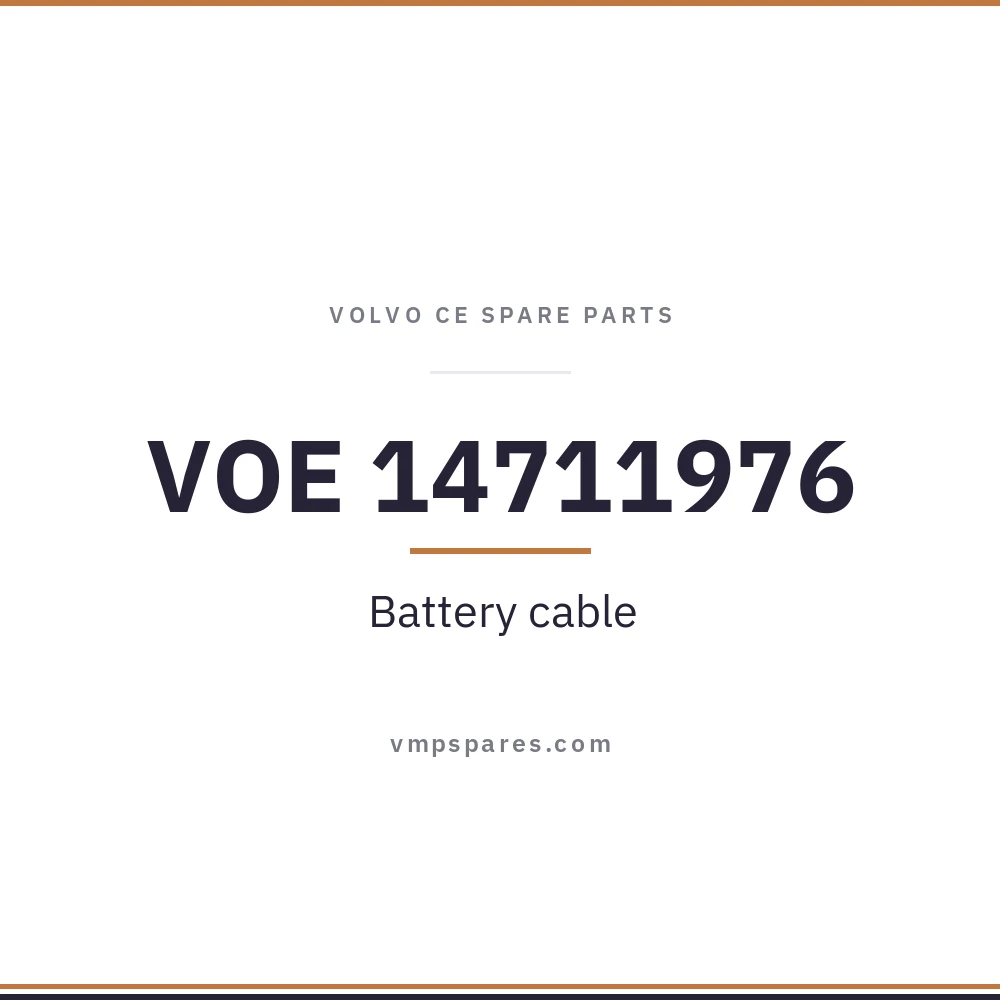 VOE 14711976 – Battery cable