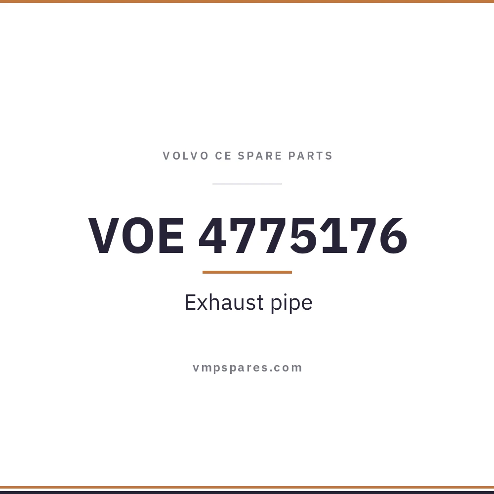 VOE 4775176 – Exhaust pipe