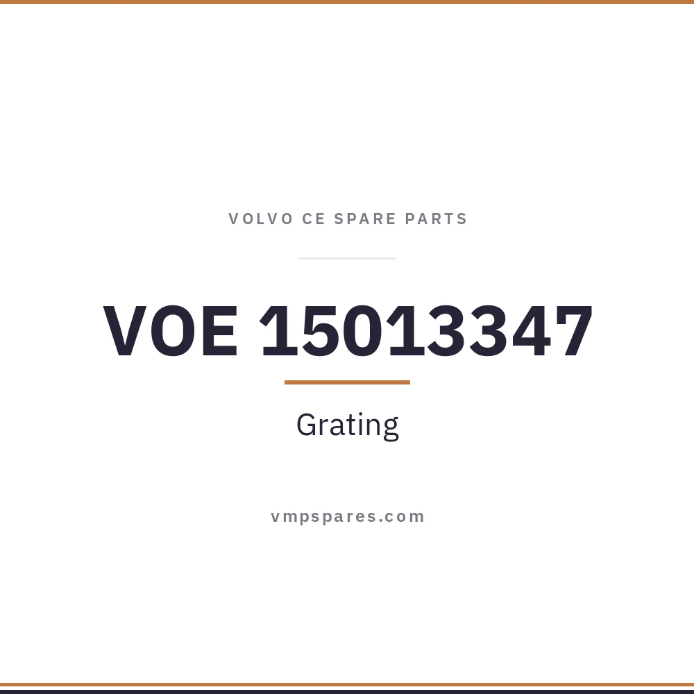 VOE 15013347 – Grating
