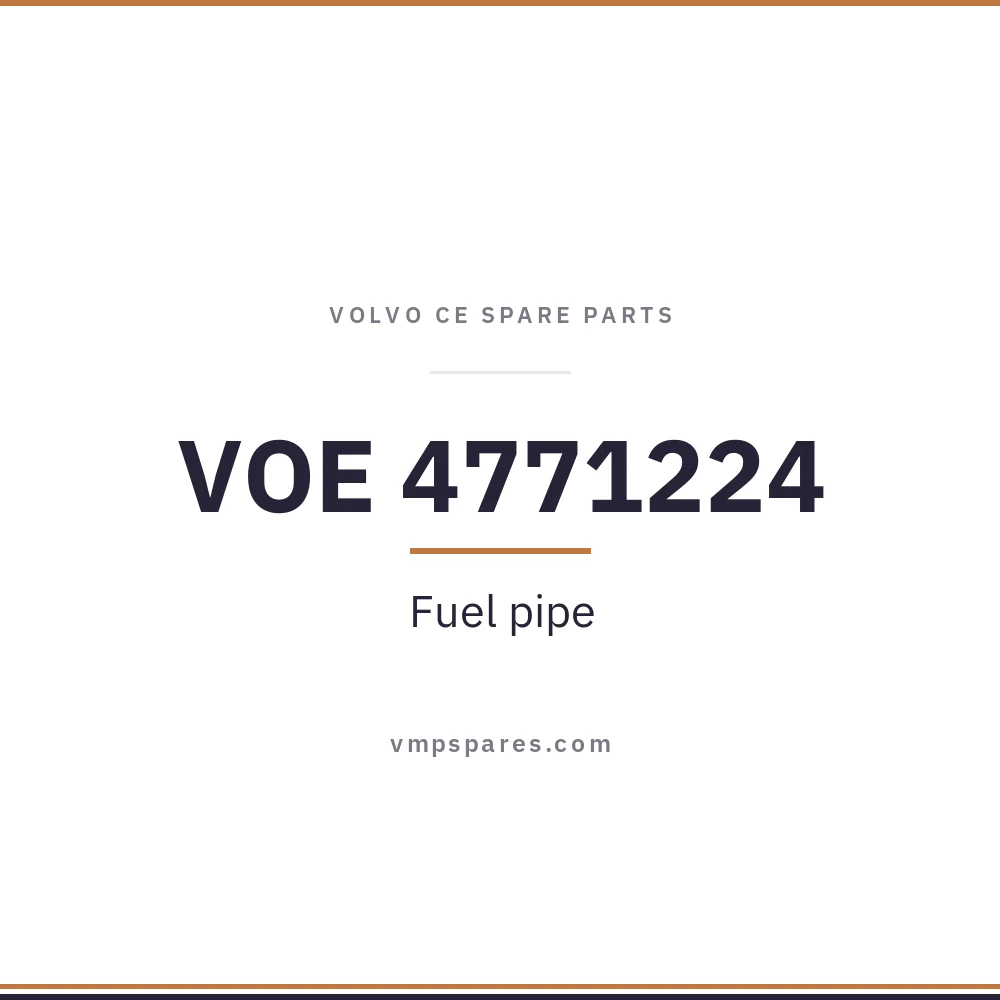 VOE 4771224 – Fuel pipe