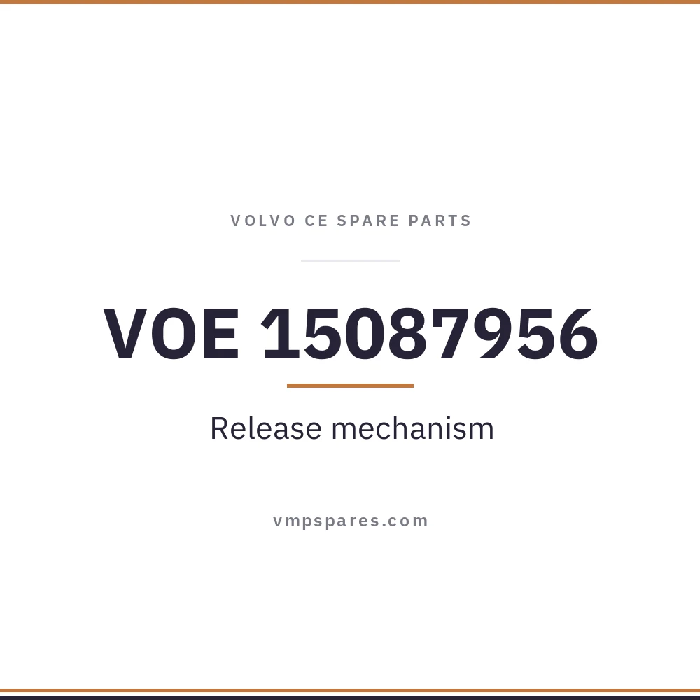 VOE 15087956 – Release mechanism