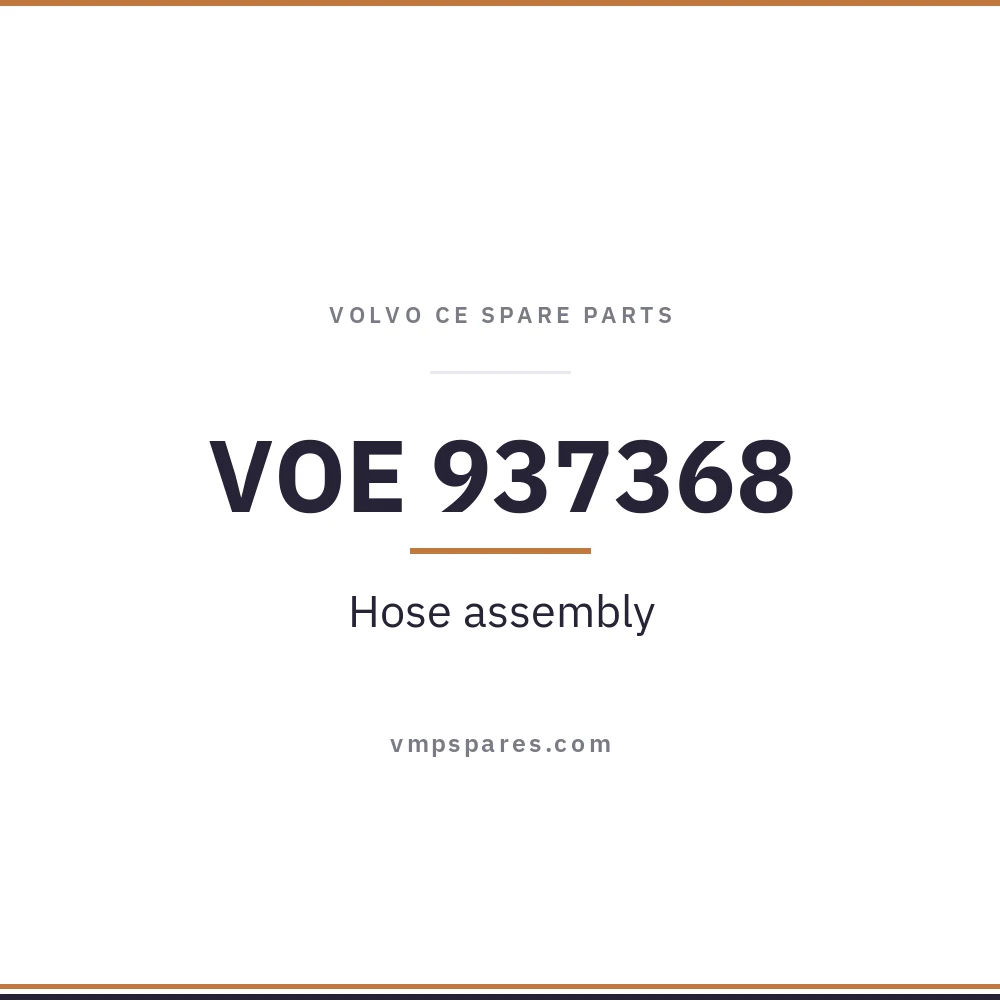 VOE 937368 – Hose assembly