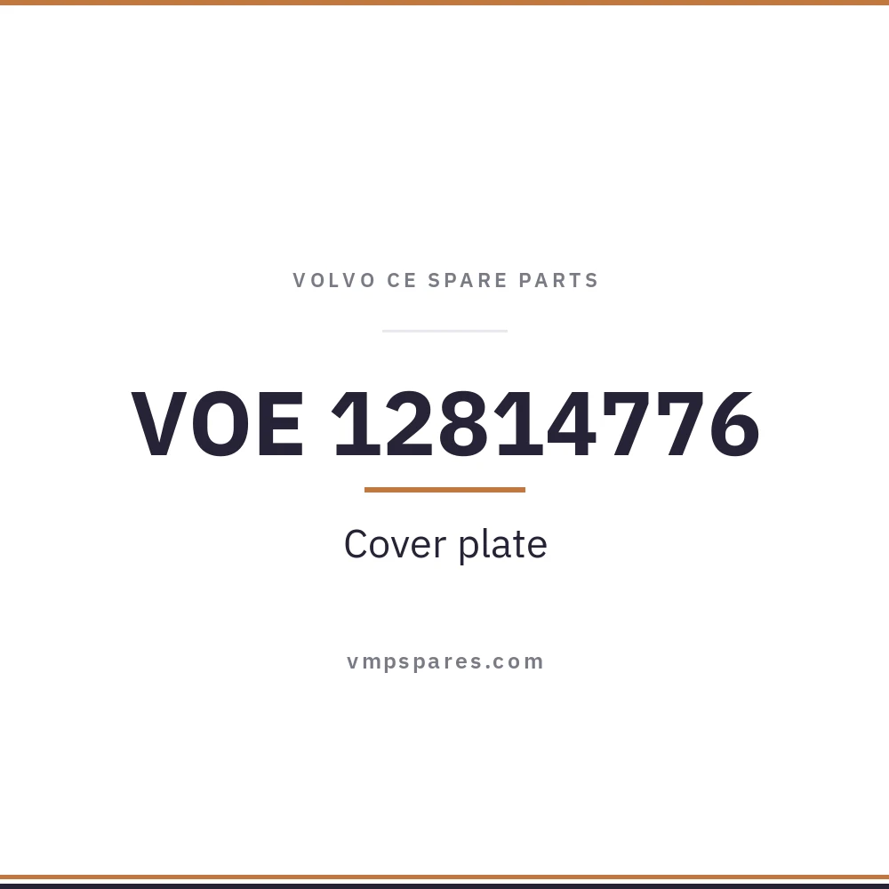 VOE 12814776 – Cover plate