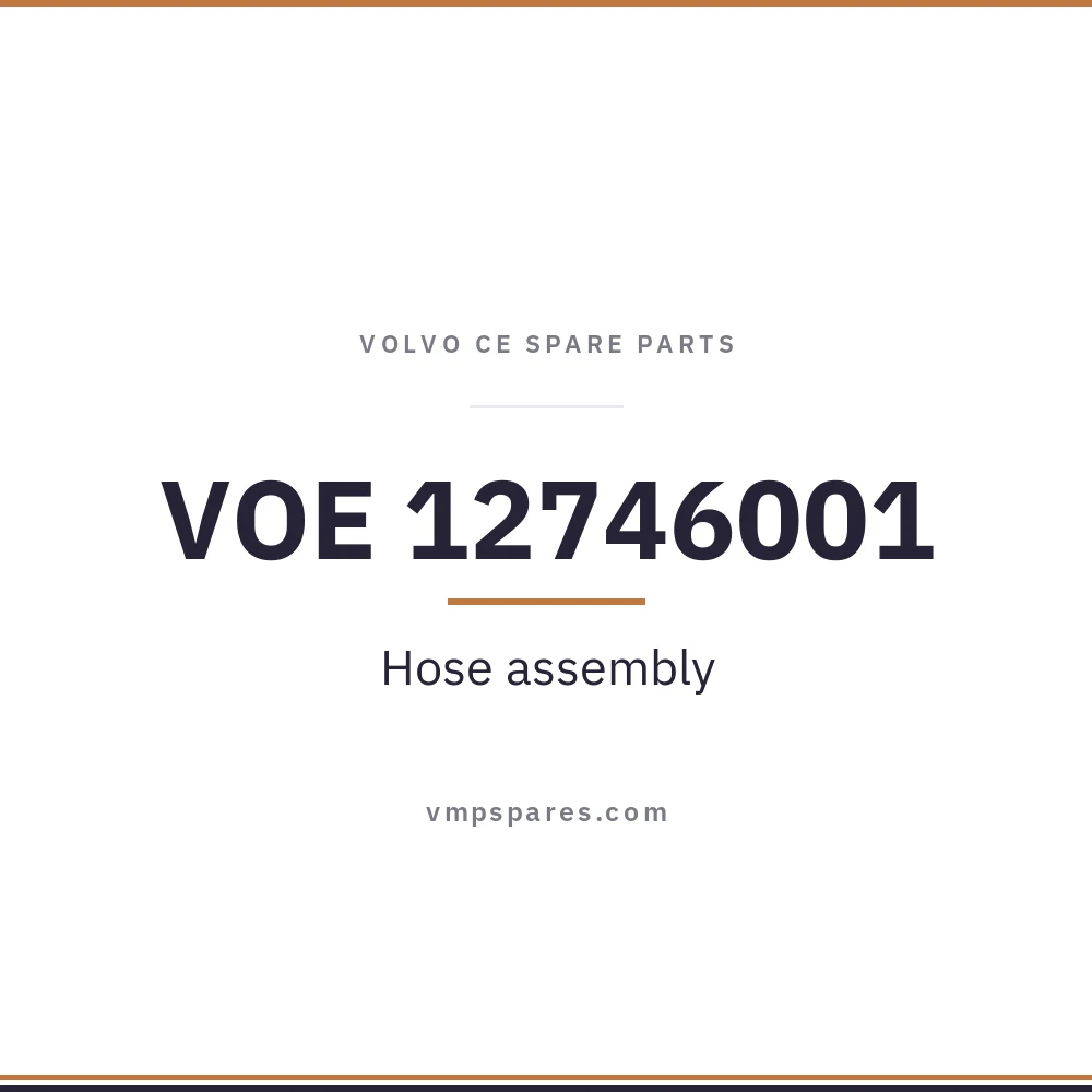 VOE 12746001 – Hose assembly