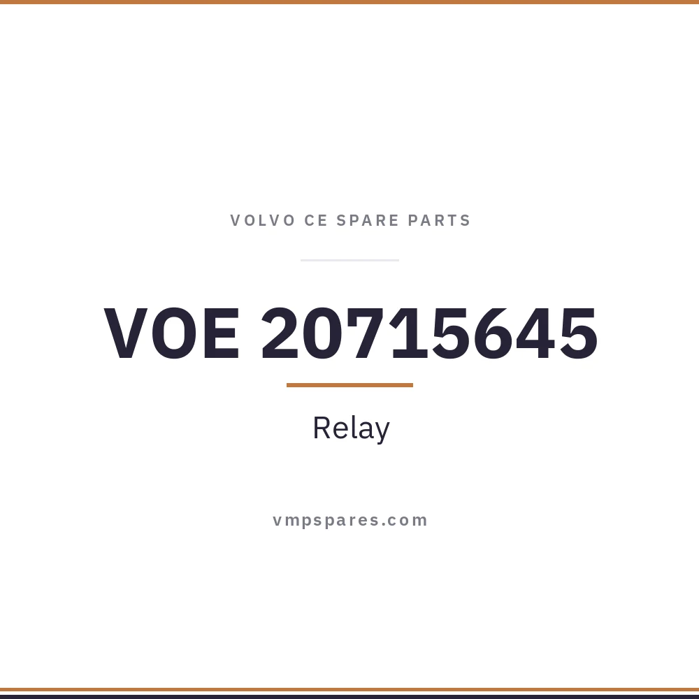 VOE 20715645 – Relay