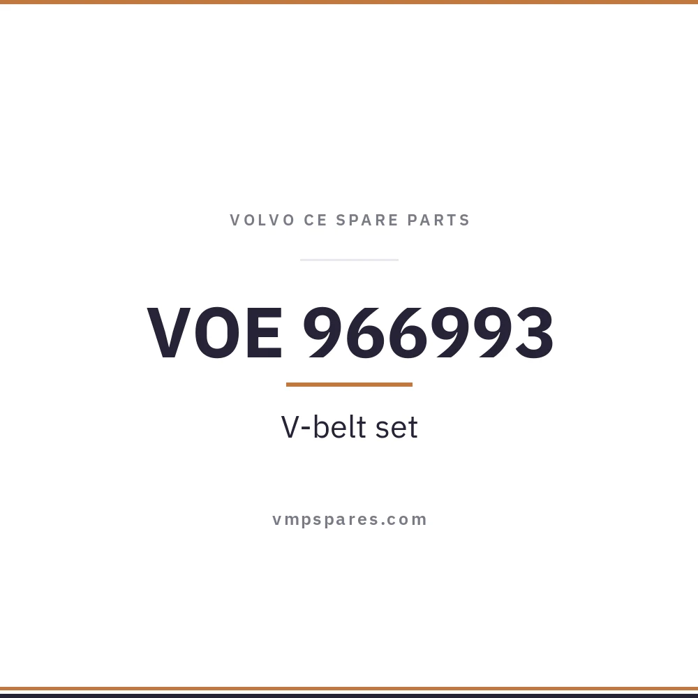 VOE 966993 – V-belt set