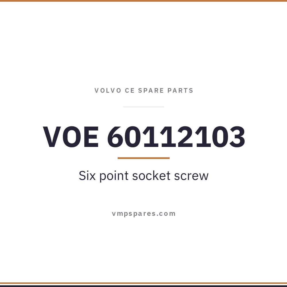 VOE 60112103 – Six point socket screw