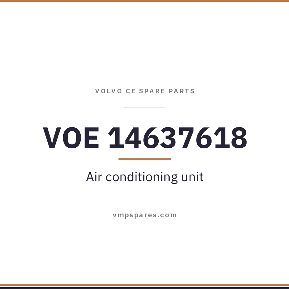 VOE 14637618 – Air conditioning unit