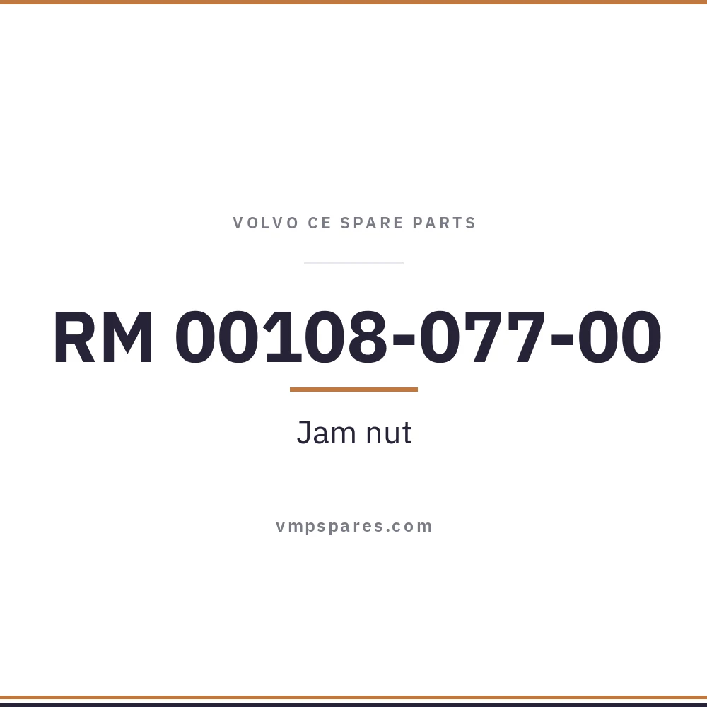RM 00108-077-00 – Jam nut