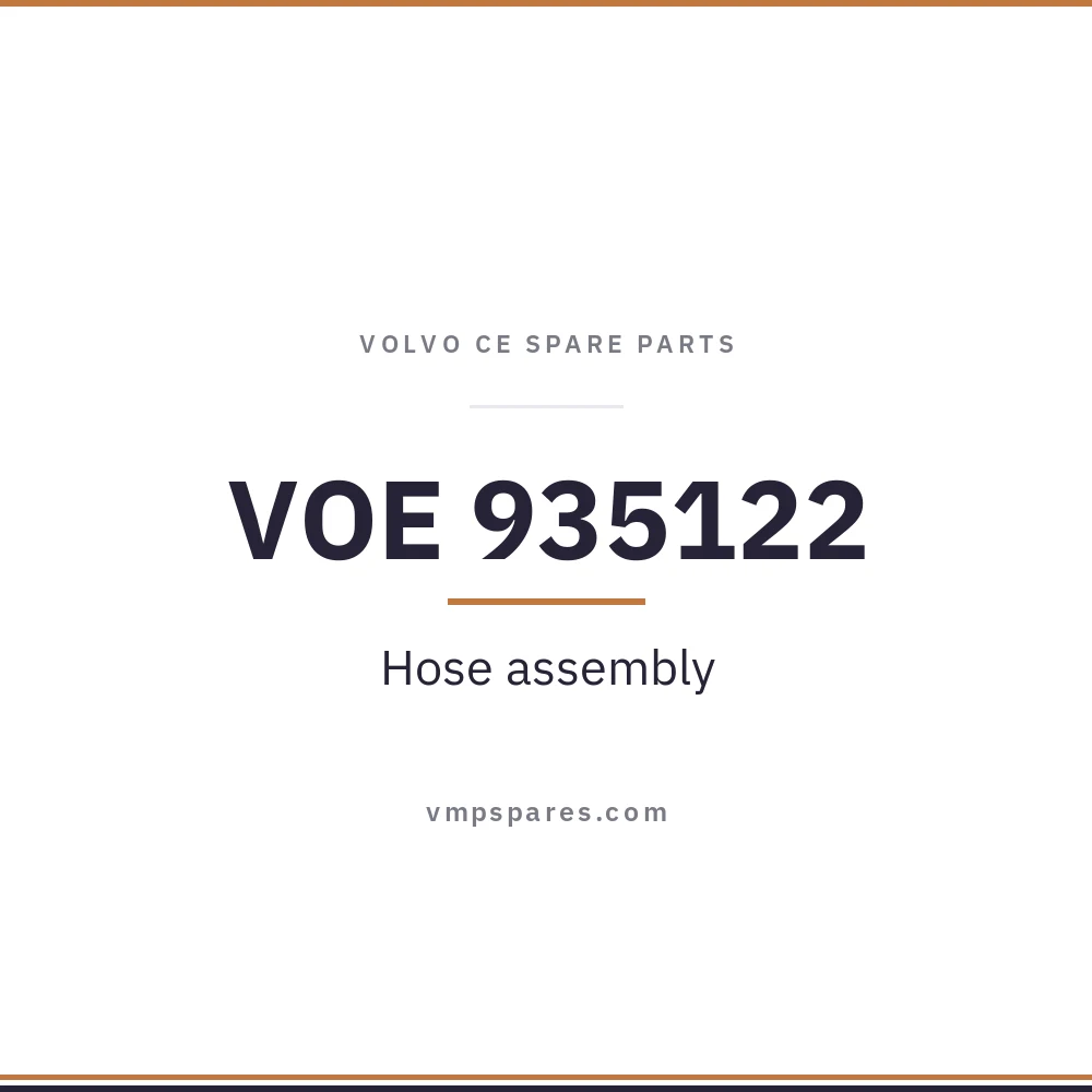 VOE 935122 – Hose assembly