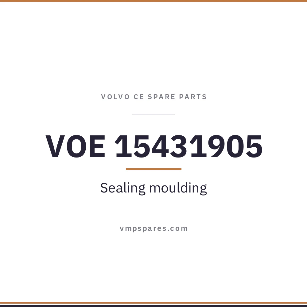 VOE 15431905 – Sealing moulding