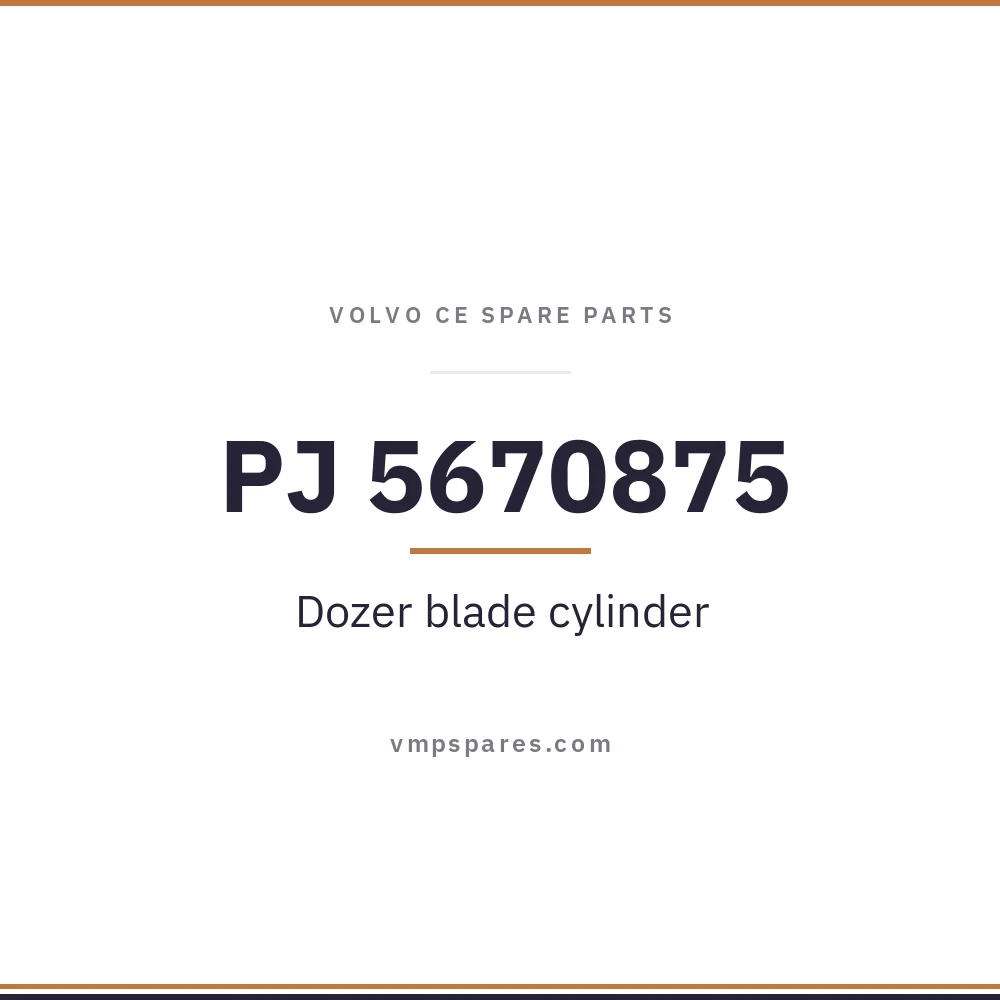 PJ 5670875 – Dozer blade cylinder