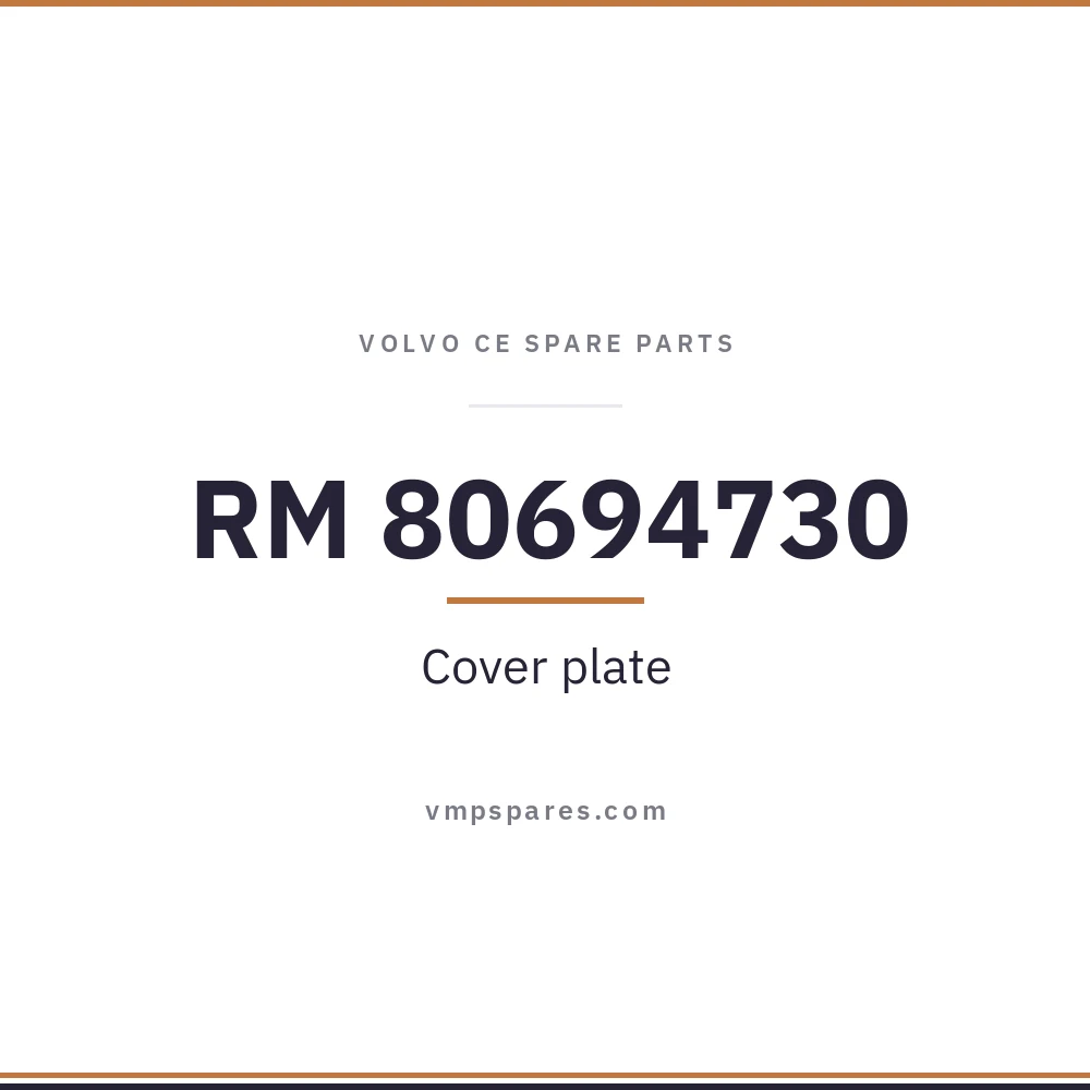 RM 80694730 – Cover plate