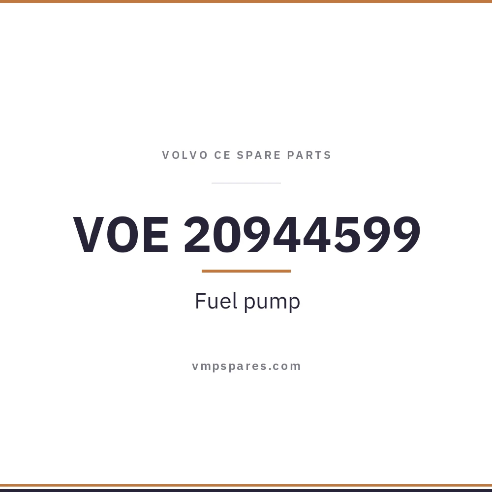 VOE 20944599 – Fuel pump