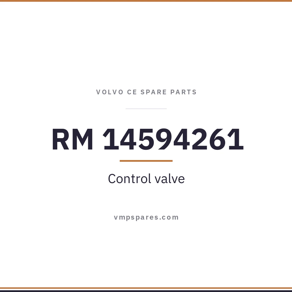 RM 14594261 – Control valve