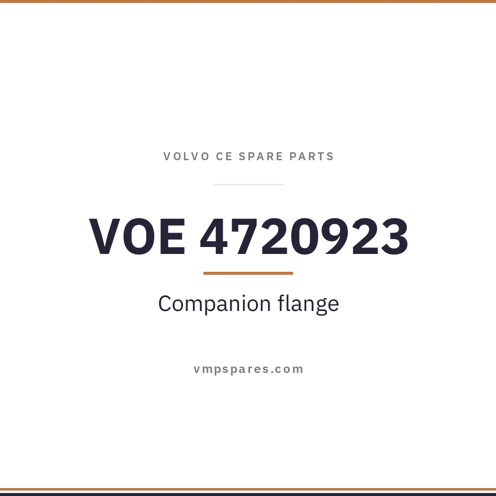VOE 4720923 – Companion flange