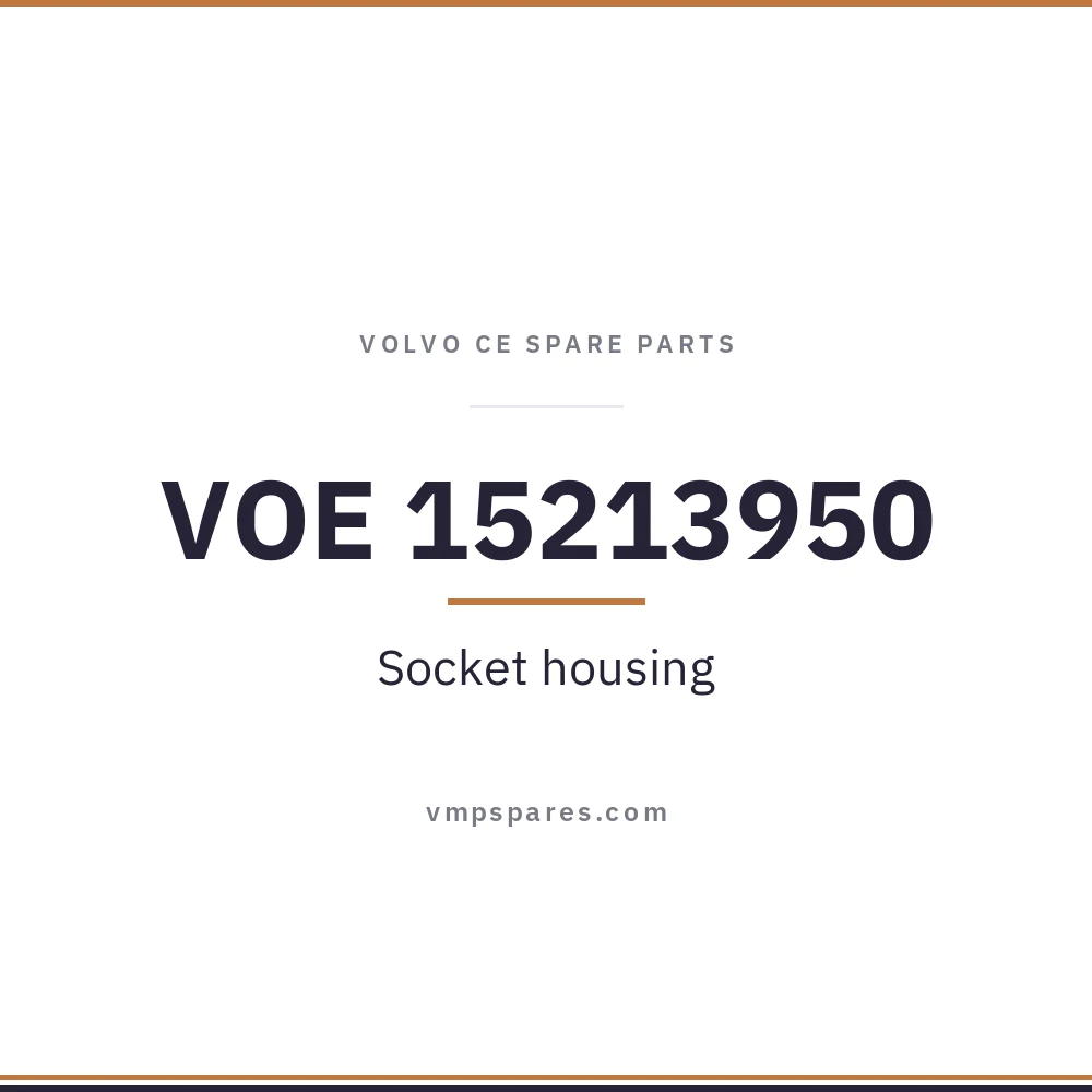 VOE 15213950 – Socket housing