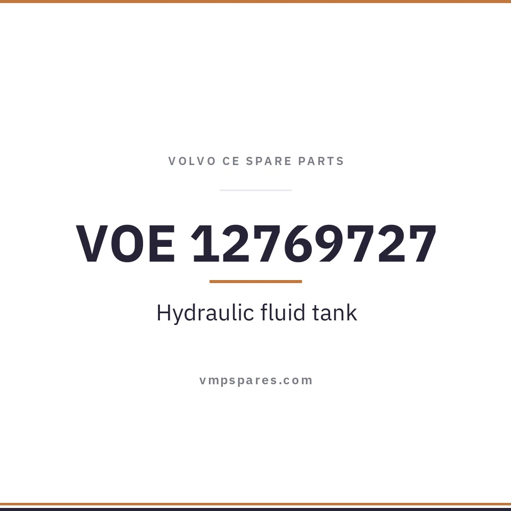 VOE 12769727 – Hydraulic fluid tank