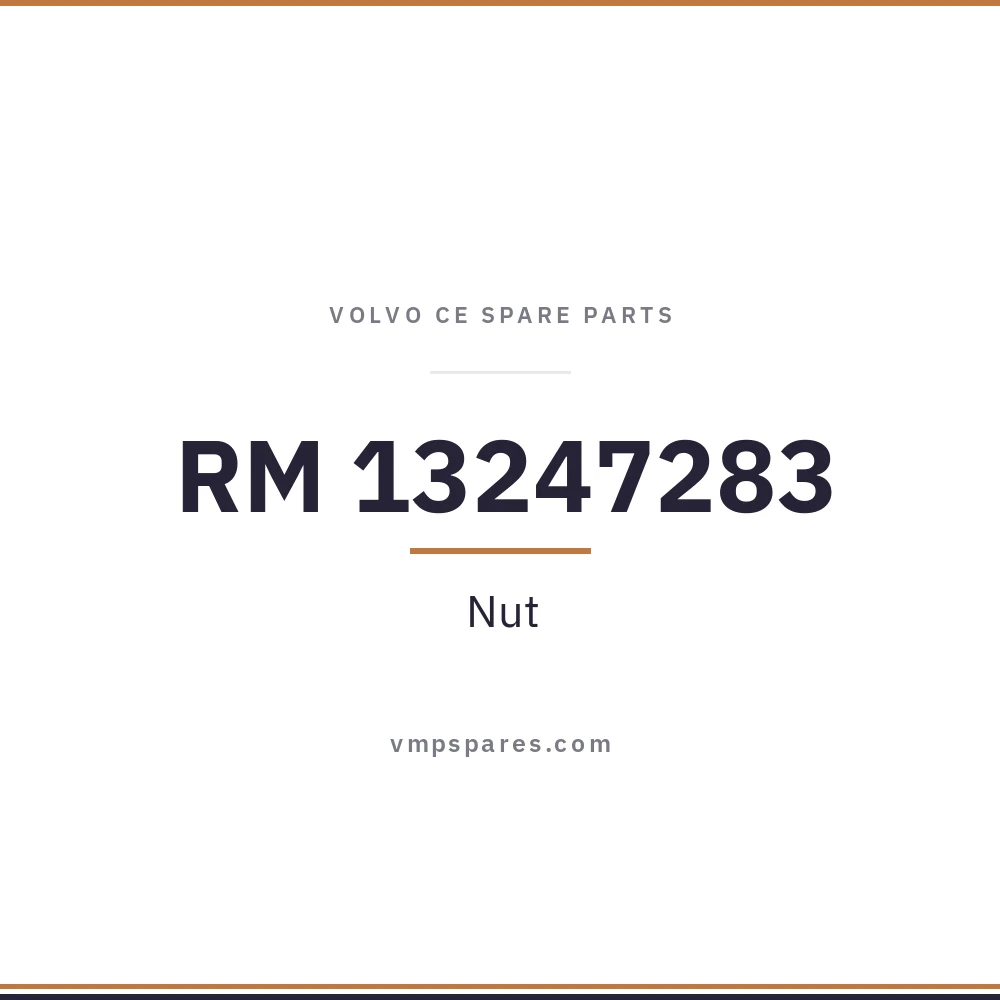 RM 13247283 – Nut