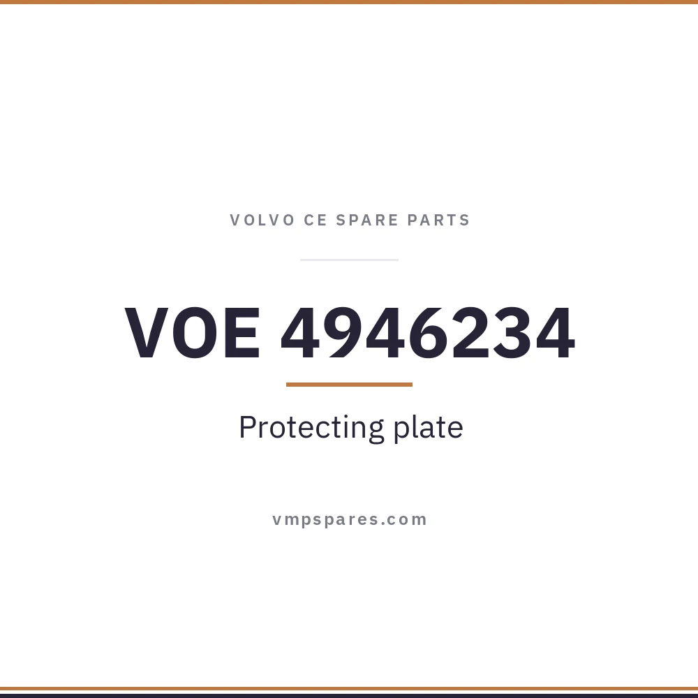 VOE 4946234 – Protecting plate