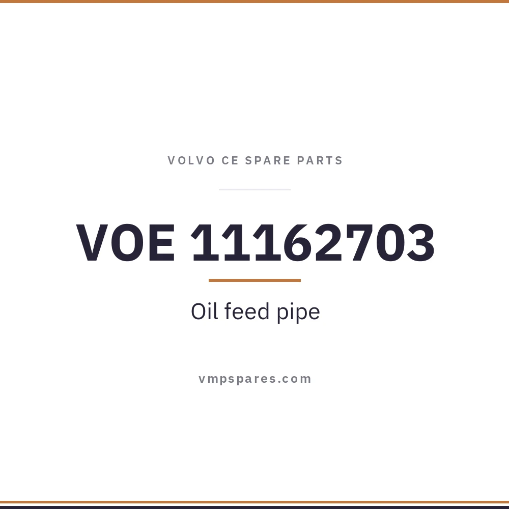 VOE 11162703 – Oil feed pipe