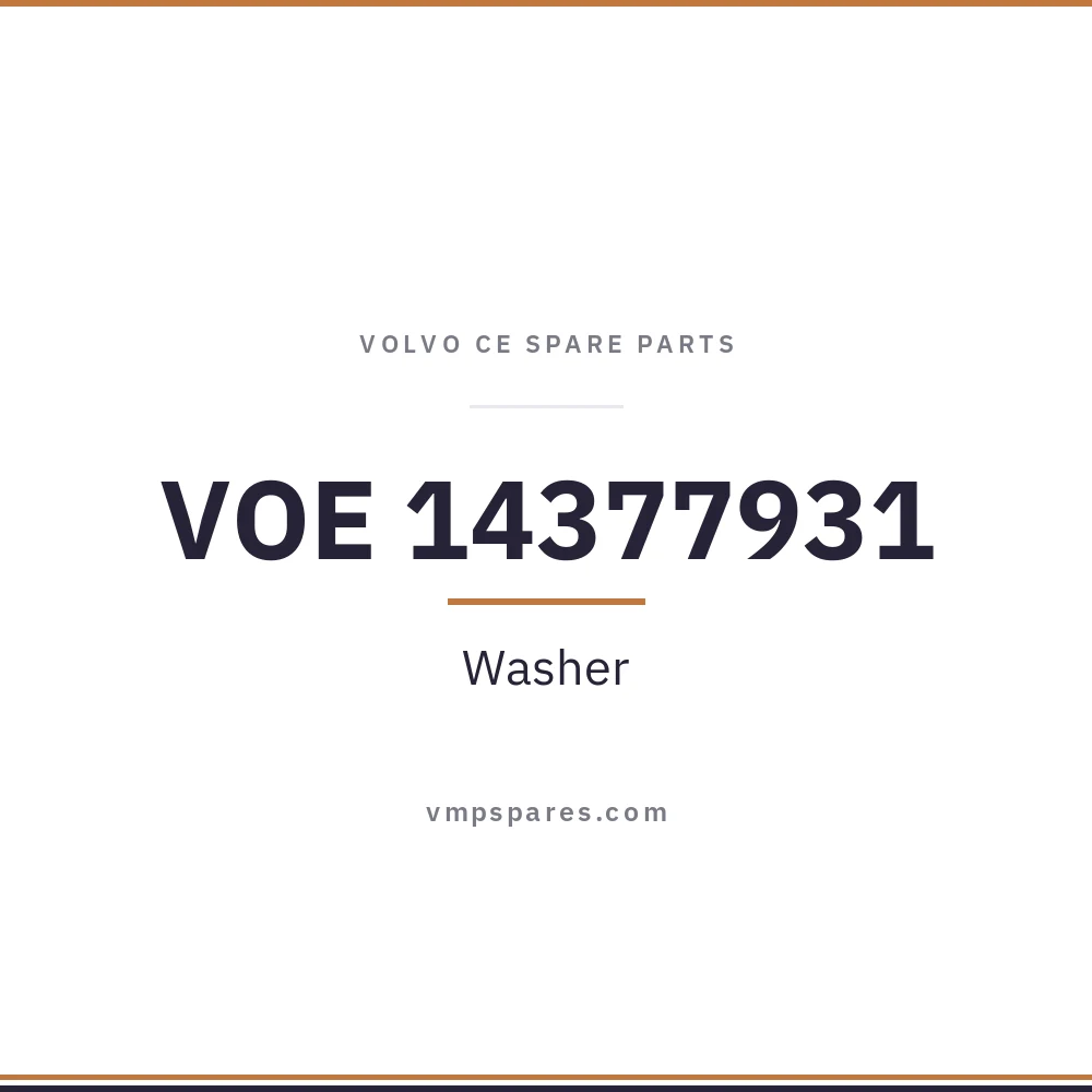 VOE 14377931 – Washer