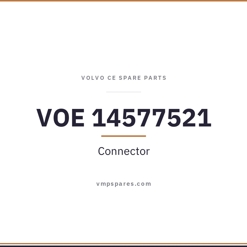 VOE 14577521 – Connector