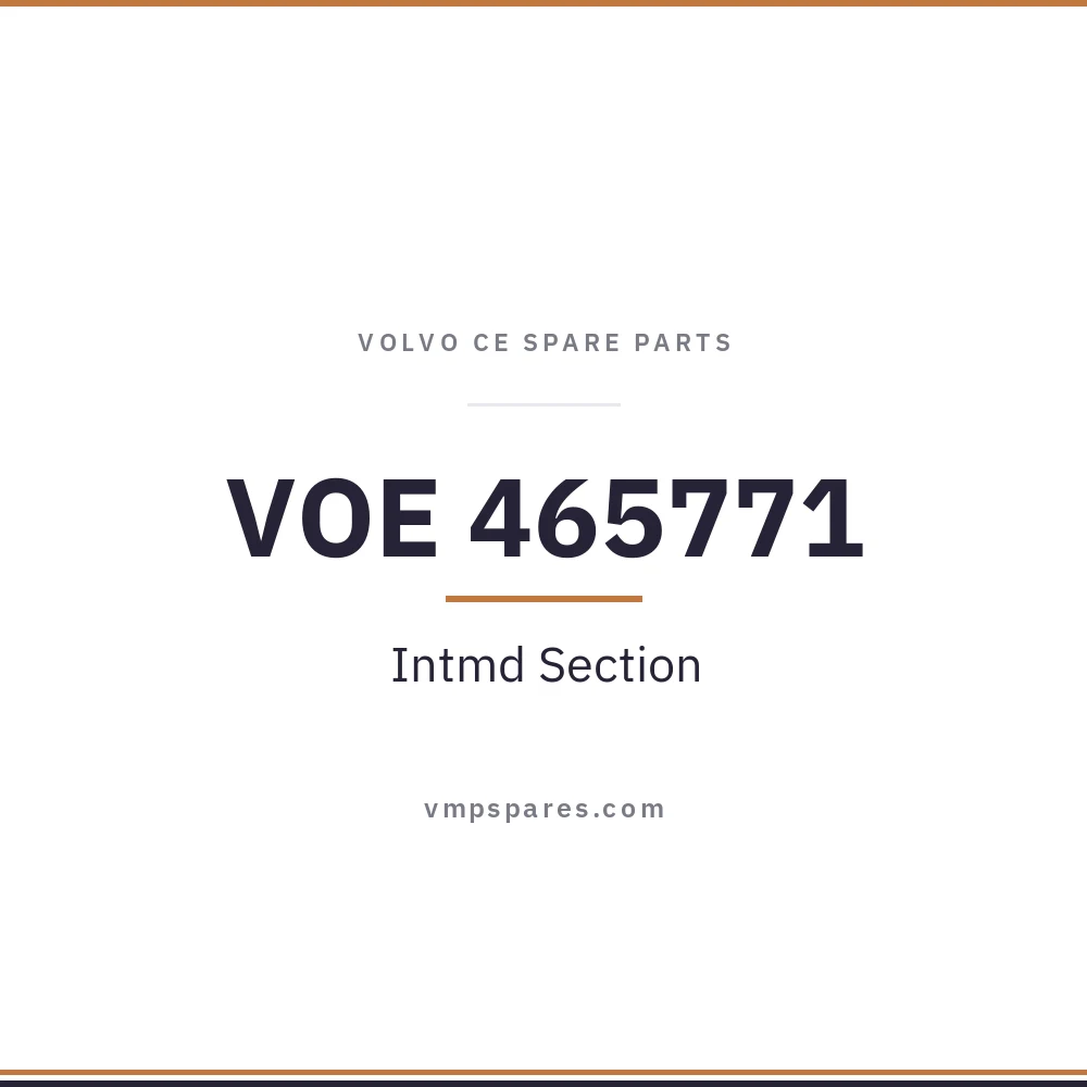VOE 465771 – Intmd Section