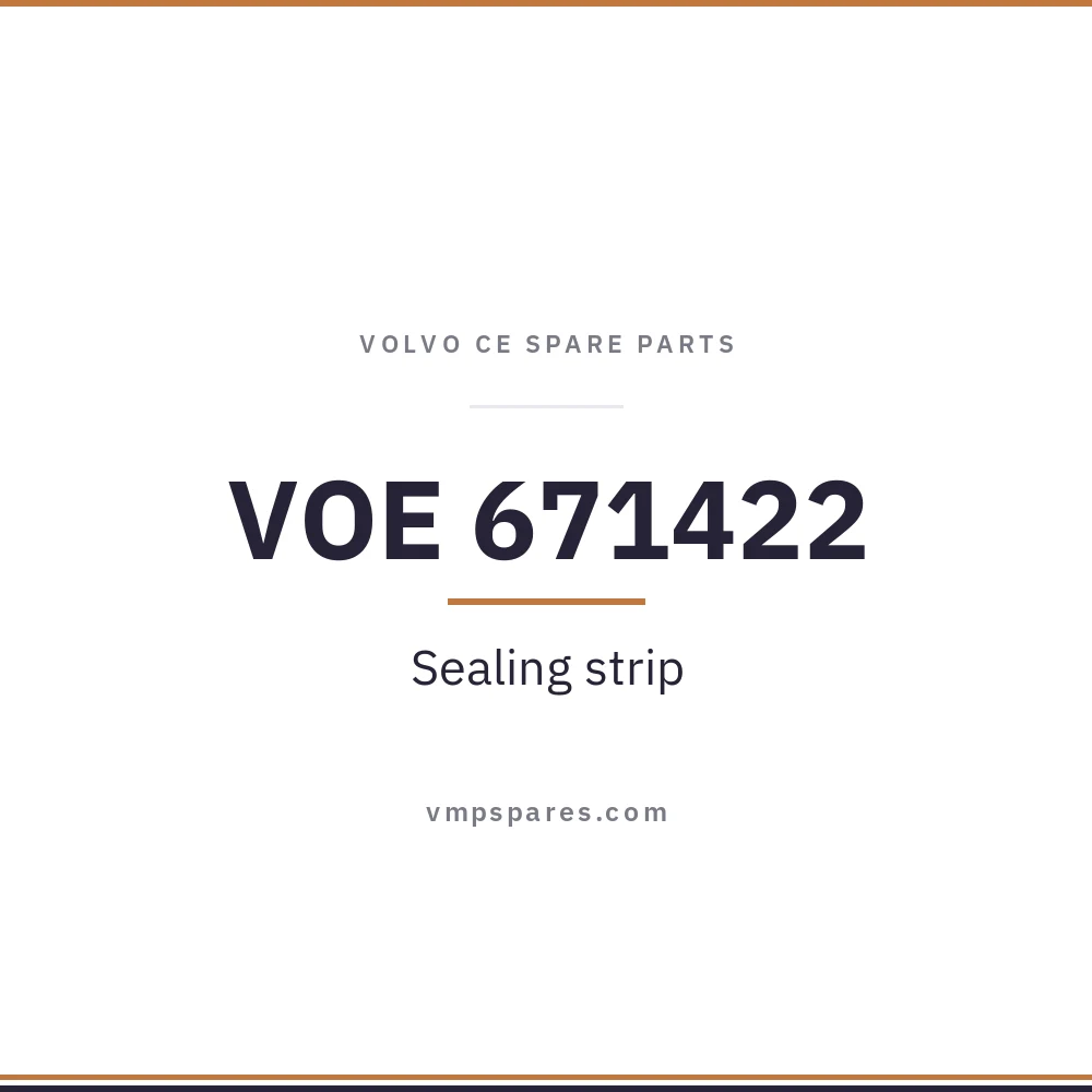 VOE 671422 – Sealing strip