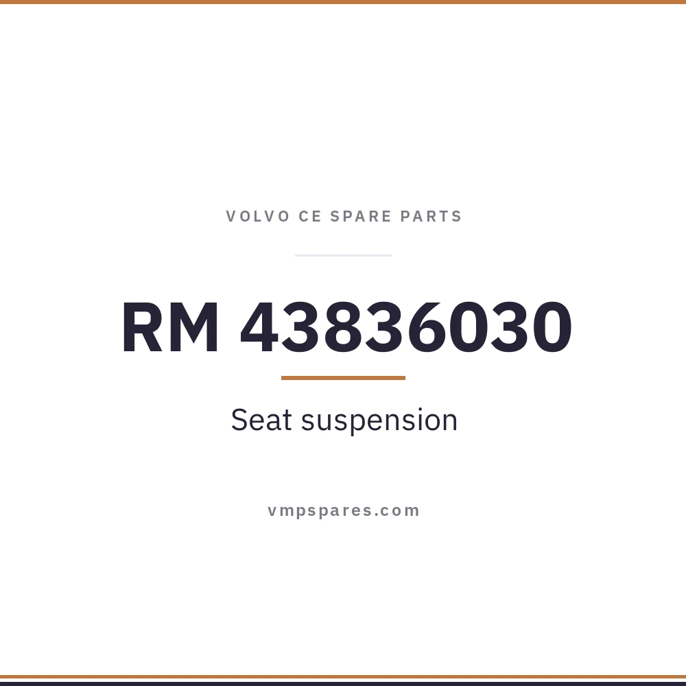 RM 43836030 – Seat suspension