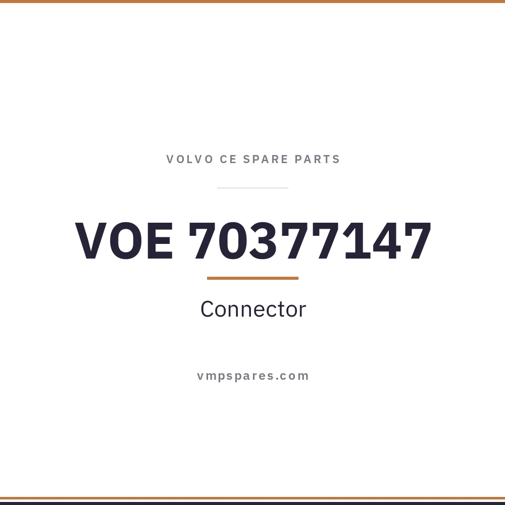 VOE 70377147 – Connector
