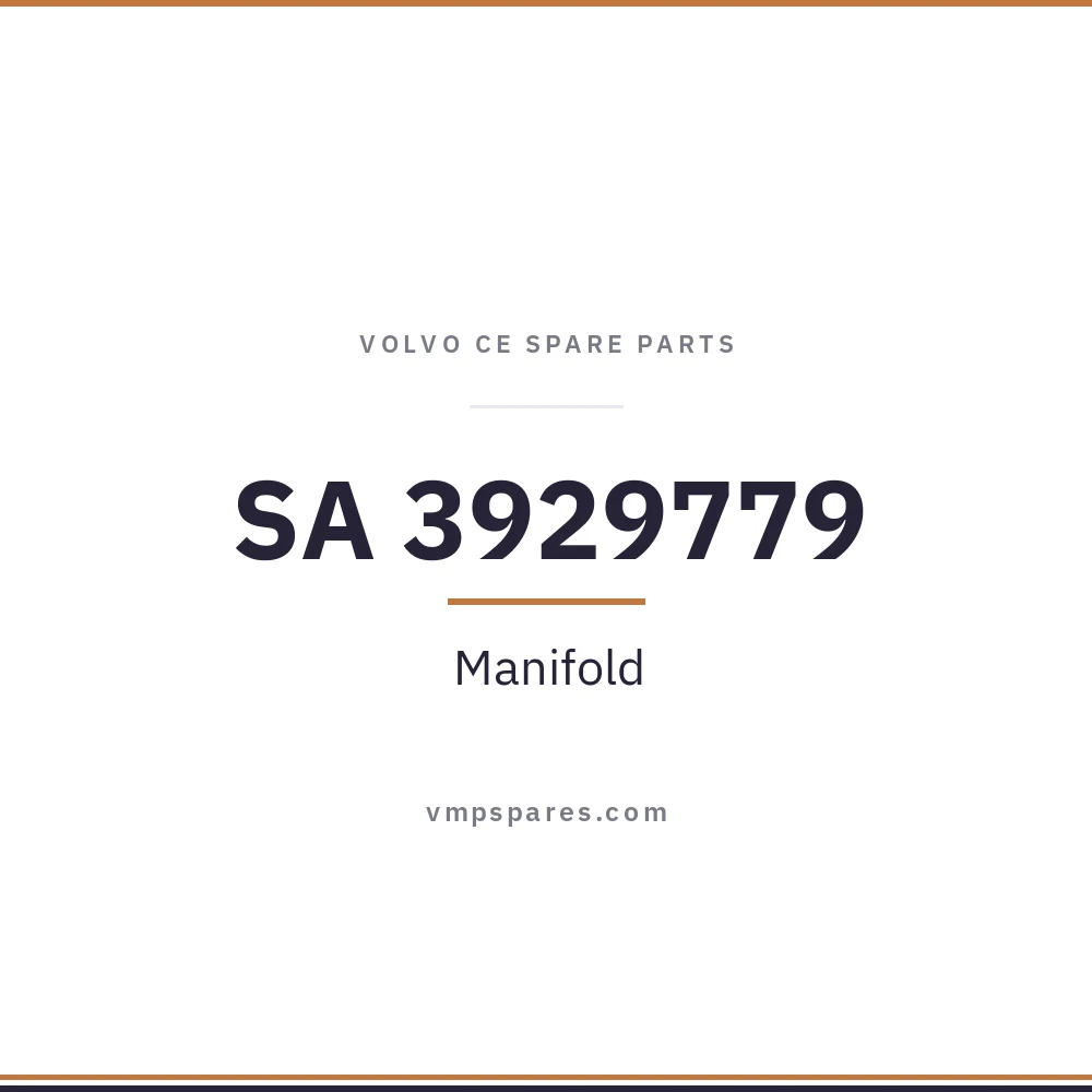 SA 3929779 – Manifold