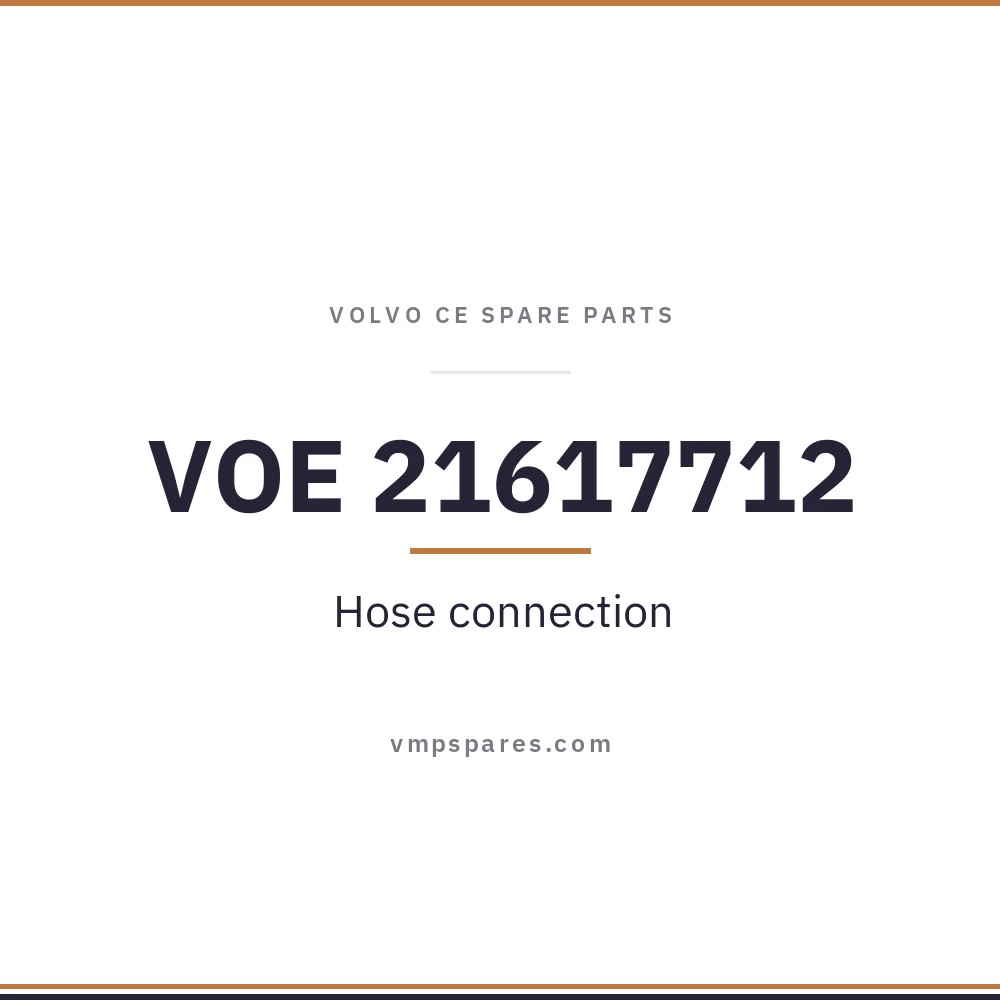 VOE 21617712 – Hose connection