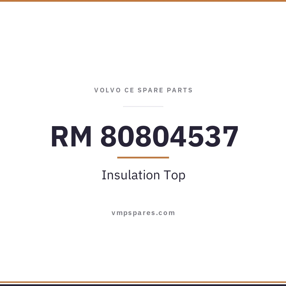 RM 80804537 – Insulation Top