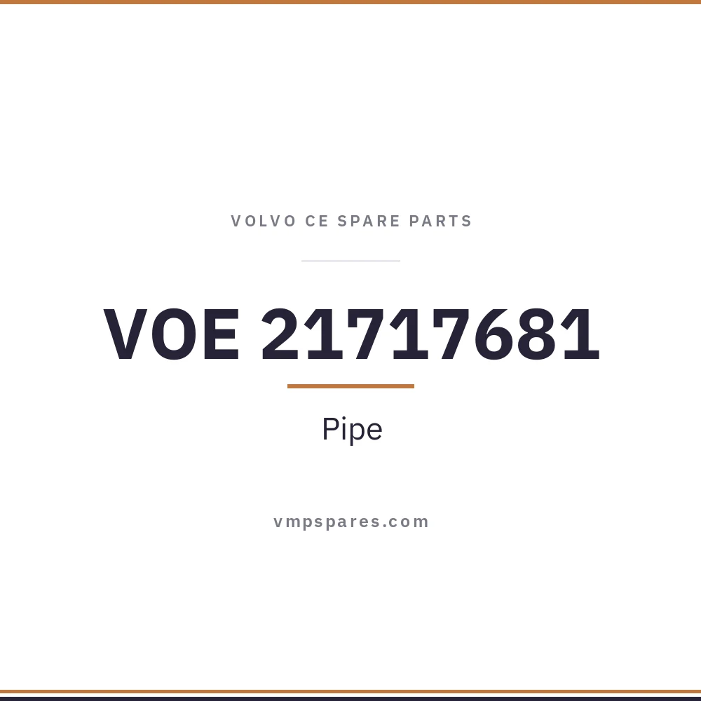 VOE 21717681 – Pipe