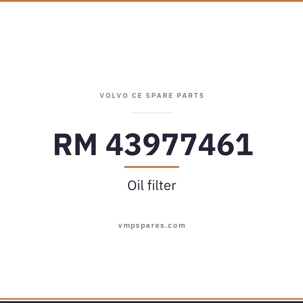 RM 43977461 – Oil filter