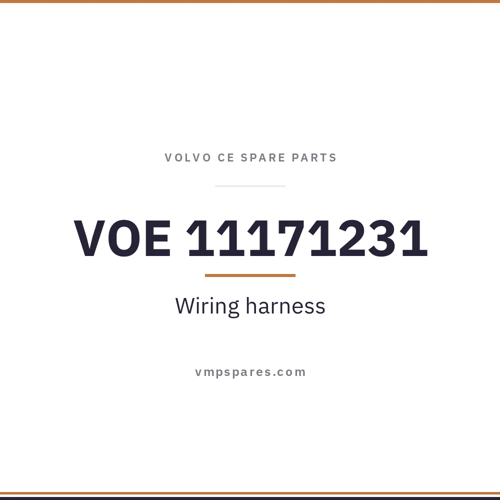 VOE 11171231 – Wiring harness